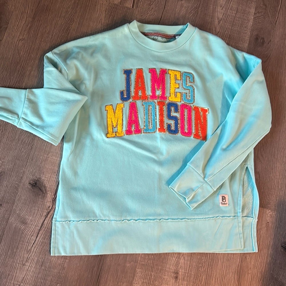 Puffy letter James Madison sweatshirt